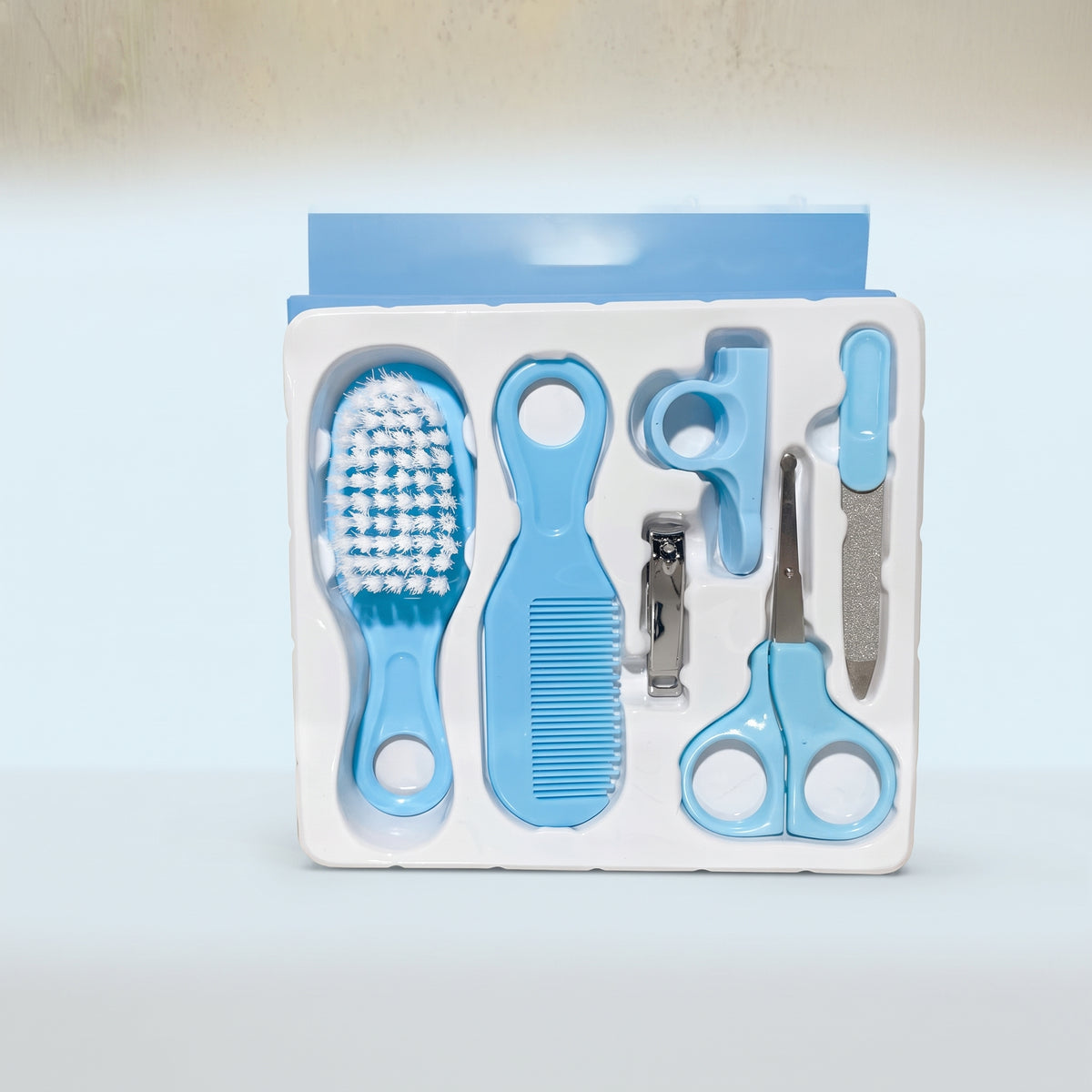 Baby Grooming Kit – Blue Hair & Nail Care Set