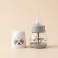 Grey Panda Plastic Baby Feeder