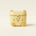 Yellow Cat Design Baby Milk Powder Container