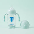 Baby Feeder with Handles – Mint Green Sunny Lion Design