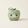 Green Apple Design Baby Milk Powder Container with Carry Loop