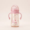 Pink Heart Plastic Baby Feeder with Handles