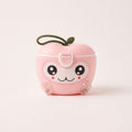 Pink Apple Design Baby Milk Powder Container with Carry Loop