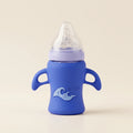 Medicated Baby Glass Feeder – Blue