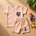 Short Sleeve T-Shirt and Shorts Outfit Set