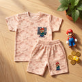 Short Sleeve T-Shirt and Shorts Outfit Set