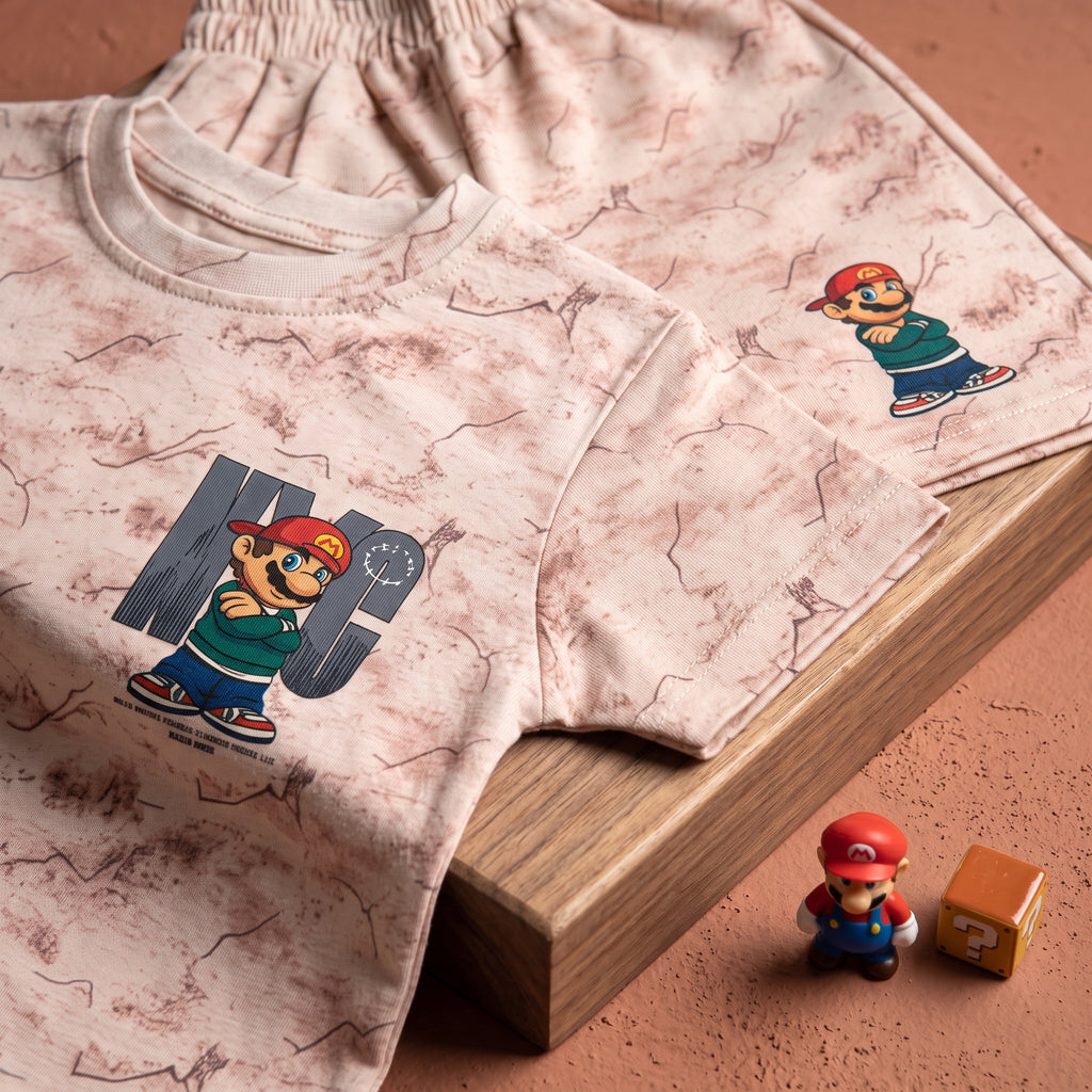 Short Sleeve T-Shirt and Shorts Outfit Set