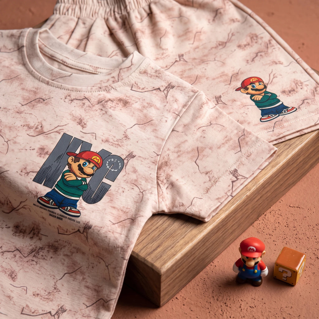 Short Sleeve T-Shirt and Shorts Outfit Set