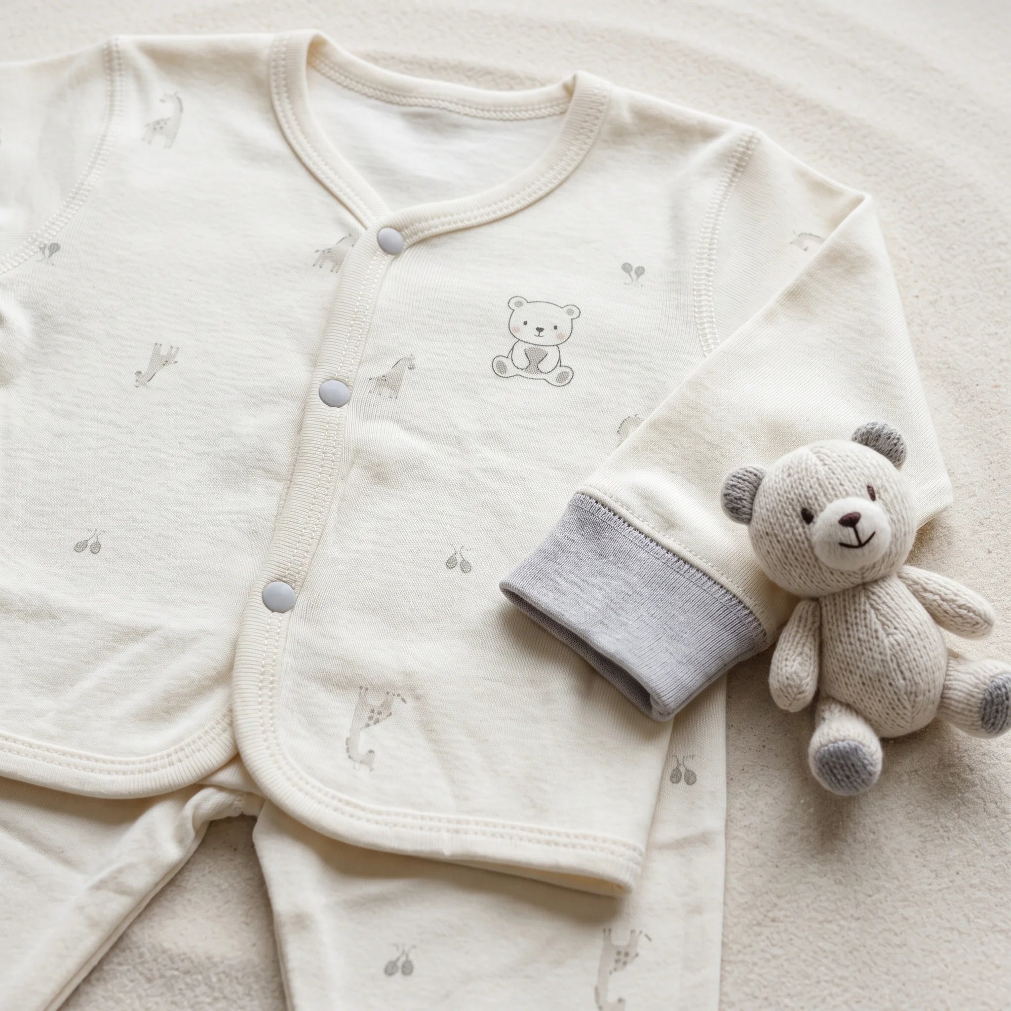 Long Sleeve Button Up Shirt and Pants Baby Outfit Set