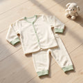 Cozy Long Sleeve Button Down Baby Pajama Set